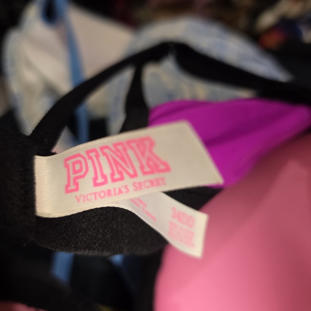 Victoria Secret PINK Scoopneck Underwire Lined  Bra Size 34DD - Picture 5 of 12